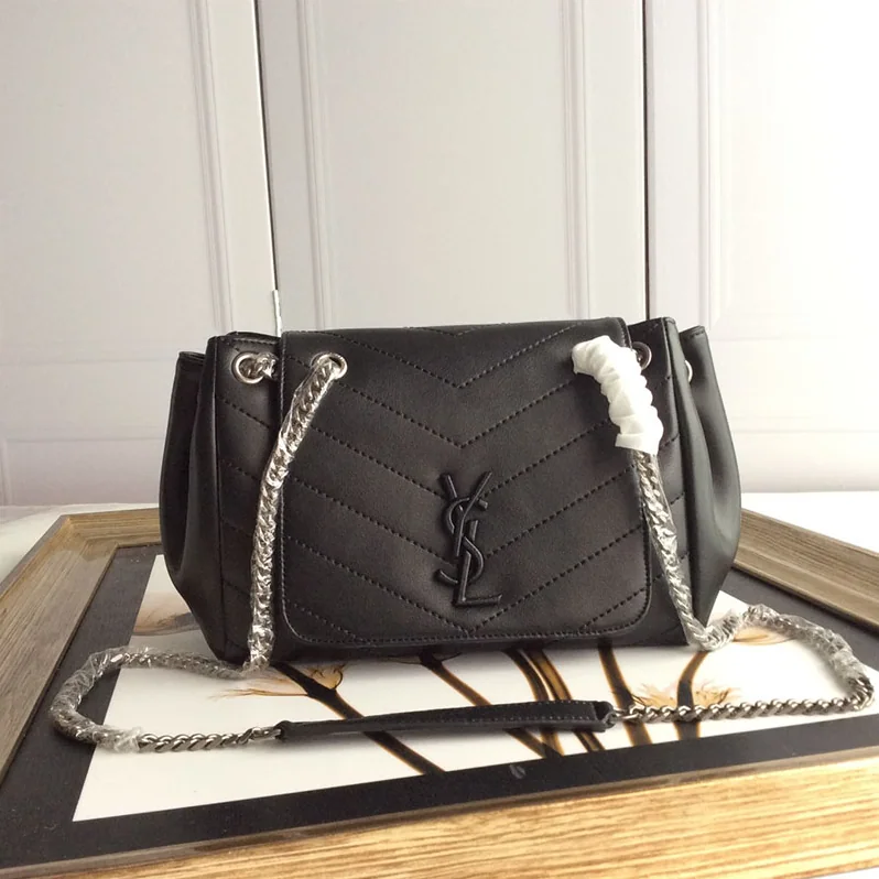 Saint Laurent YSL Nolita Small Bag Vintage Leather for Women in Black