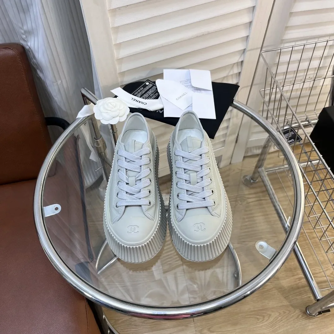 Chanel Gutdzu Sneakers White
