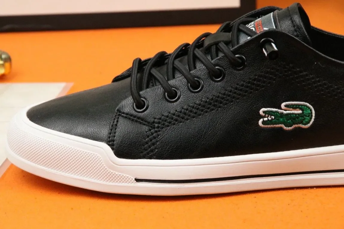 Gucci Sneaker Loafer With Embroidered Crocodile Black for Men