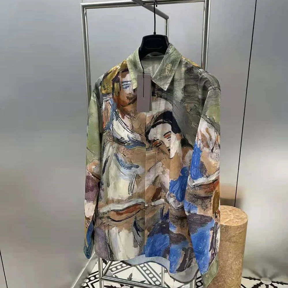 Dior Dior and Duncan Grant and Charleston Shirt Multicolor Cotton and Silk Poplin for Men Dior Dior and Duncan Grant and Charleston Shirt Multicolor Cotton and Silk Poplin for Men