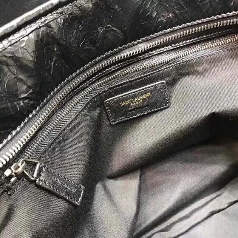 Saint Laurent YSL Large Niki Shopping Bag Crinkled Quilted for Women Saint Laurent YSL Large Niki Shopping Bag Crinkled Quilted for Women