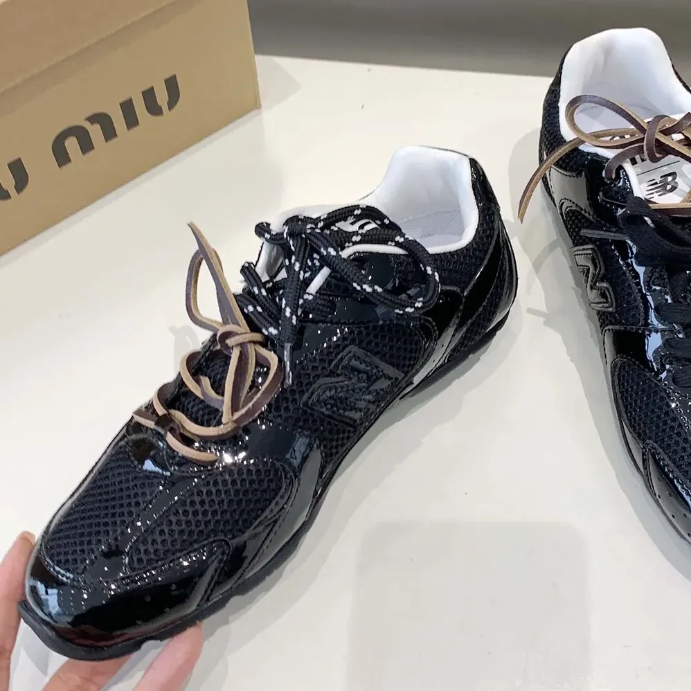 Miu Miu New Balance X Miu Miu 530 SL Patent Leather Sneakers for Women Miu Miu New Balance X Miu Miu 530 SL Patent Leather Sneakers for Women