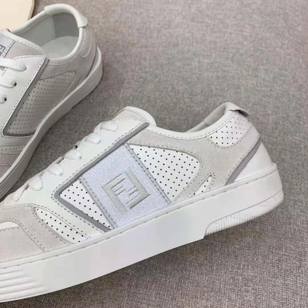 Fendi Step White Leather Low for Men in tops Fendi Step White Leather Low for Men in tops