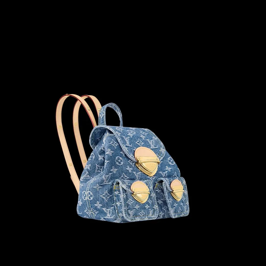 Louis Vuitton Venice Denim Blue Back Pack - 10.2 Inches / Louis Vuitton Venice Denim Blue Back Pack - 10.2 Inches /