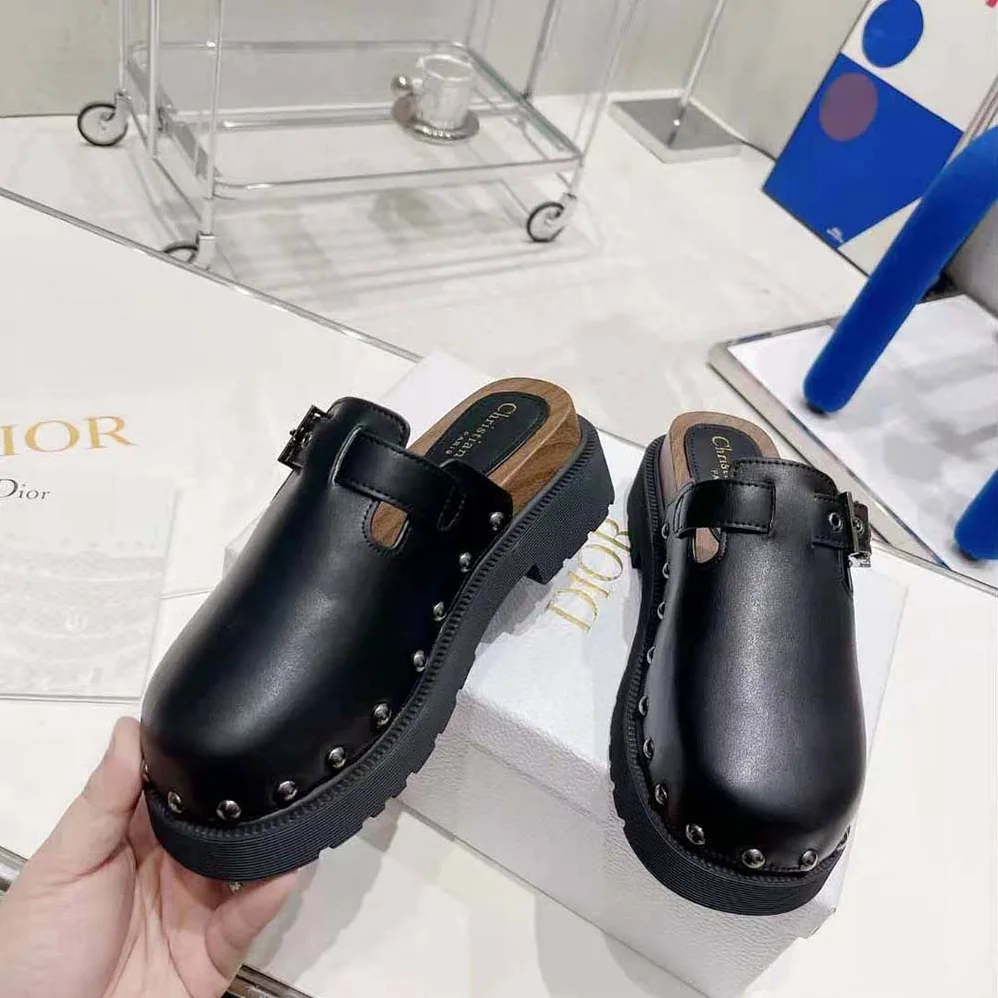 Dior Diorquake Clog Black Calfskin for Women Dior Diorquake Clog Black Calfskin for Women
