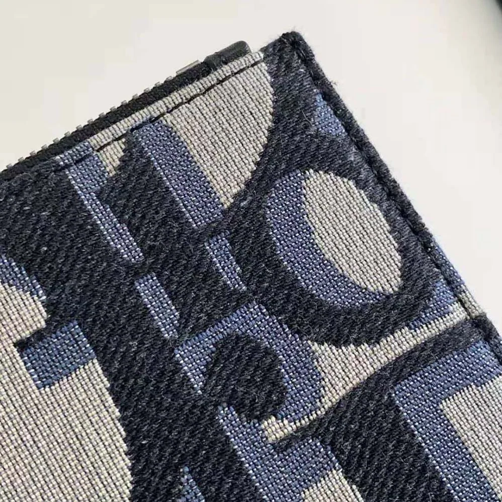 Dior A5 Pouch Beige and Black Maxi Dior Oblique Jacquard for Men