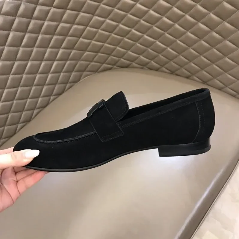 Hermes Paris Loafers Black