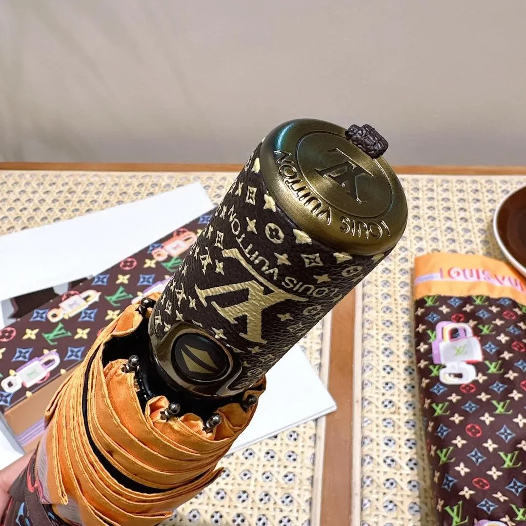 Louis Vuitton Monogram Printed Umbrella Brown Louis Vuitton Monogram Printed Umbrella Brown