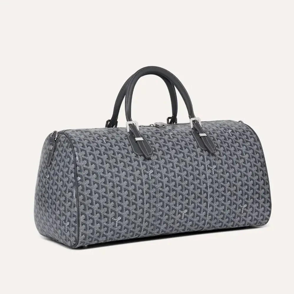 Goyard Boston 50 Bag for Unisex in Grey Goyard Boston 50 Bag for Unisex in Grey