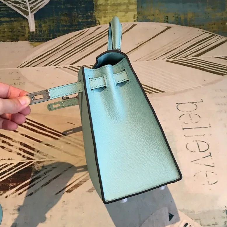 Hermes Kelly Light Yellow Silver Toned Hardware / Hermes Kelly Light Yellow Silver Toned Hardware /