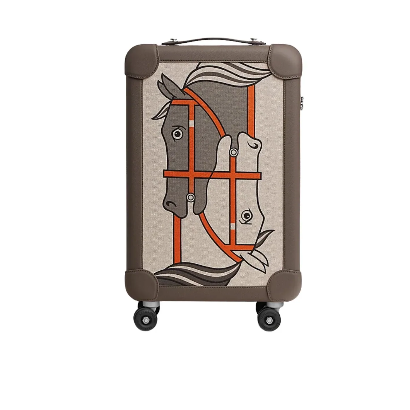 Hermes R.M.S Cabin Suitcase Beige in Noir / Hermes R.M.S Cabin Suitcase Beige in Noir /