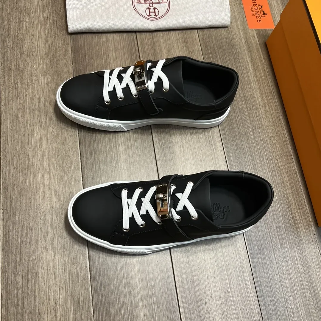 Hermes Casual Sneakers Black Hermes Casual Sneakers Black