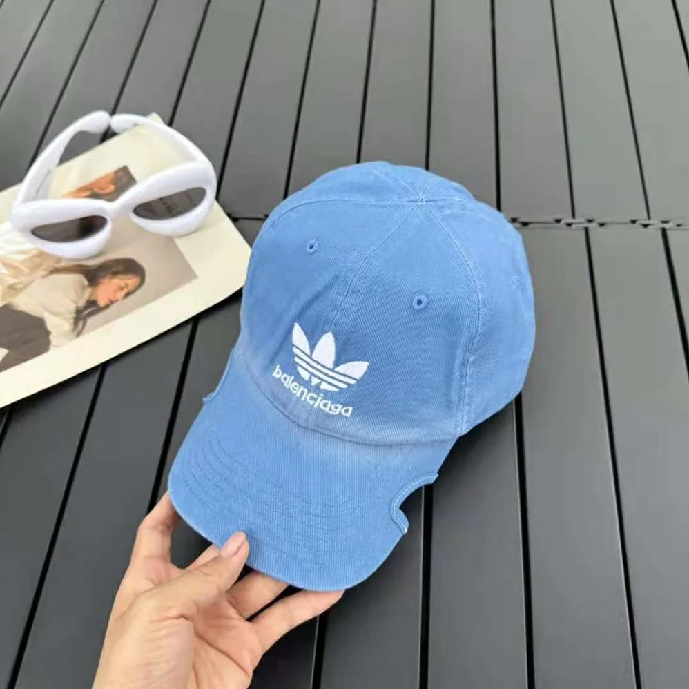 Balenciaga Balenciaga for Unisex in Adidas Cap in Blue Balenciaga Balenciaga for Unisex in Adidas Cap in Blue