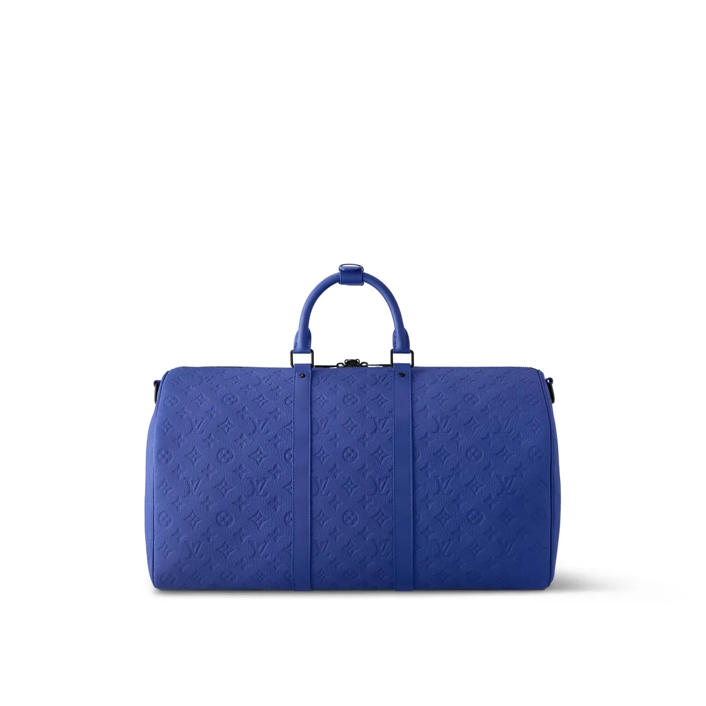 Louis Vuitton Keepall Bandouliere 50 Travel Bag in Racing Blue Black Hardware Louis Vuitton Keepall Bandouliere 50 Travel Bag in Racing Blue Black Hardware