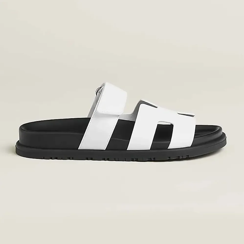 Hermes Chypre Sandal-White H222100Zv90380 for Unisex Hermes Chypre Sandal-White H222100Zv90380 for Unisex
