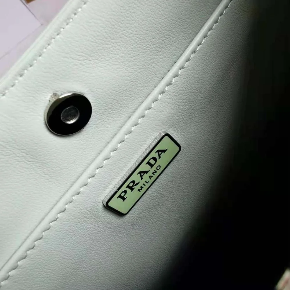 Prada Prada Cleo Brushed Leather Shoulder Bag for Women in Aqua