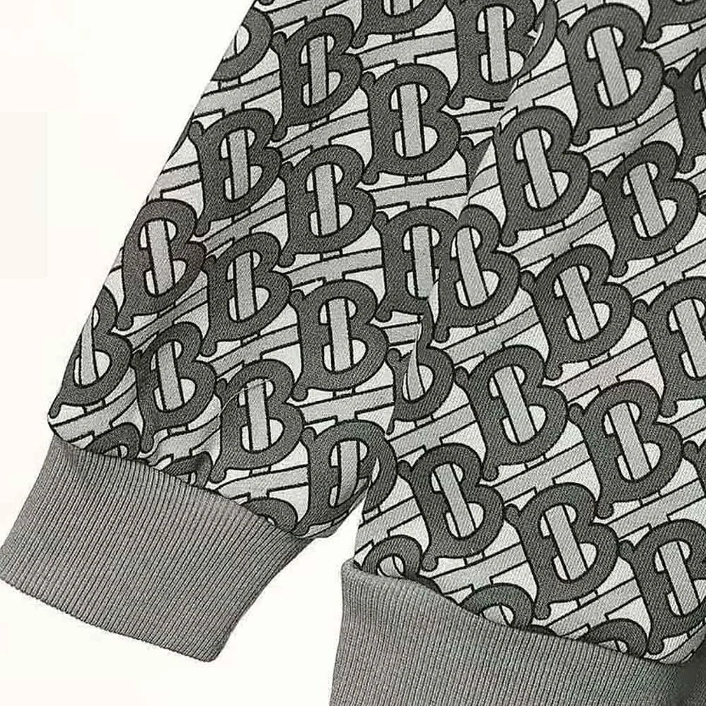 Burberry Monogram Print Cotton Sweatshirt for Women