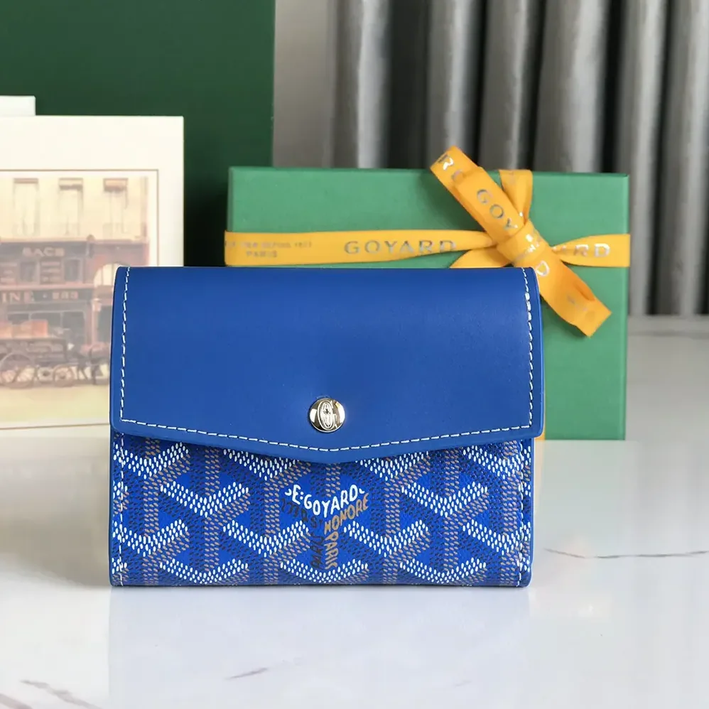 Goyard Saint Gabrie Wallet for Unisex in Blue