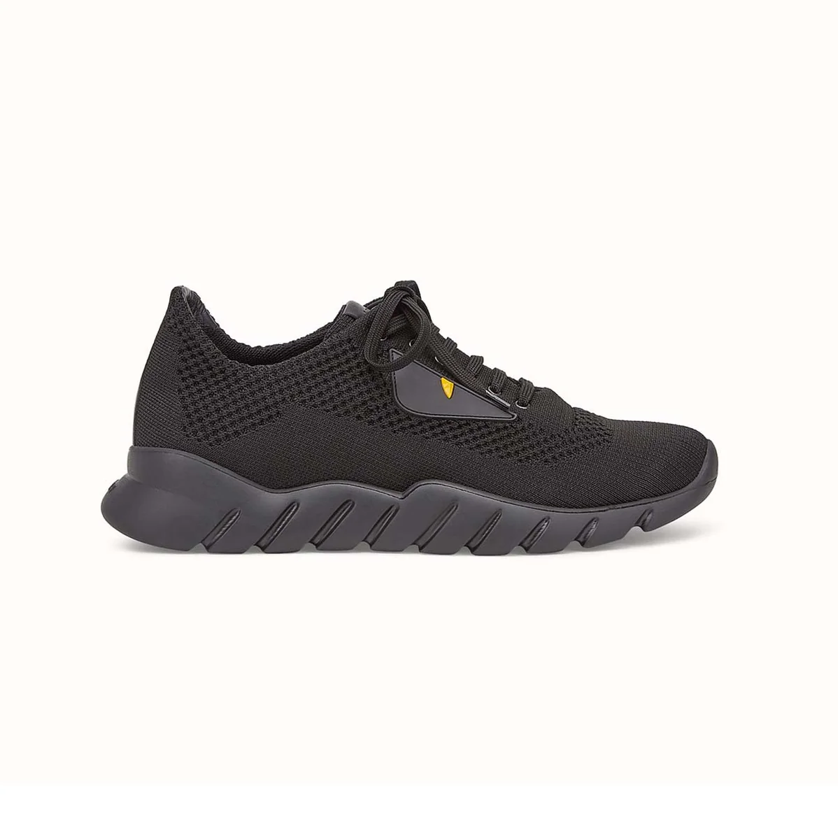 Fendi Fabric Running Shoes for Men in Black