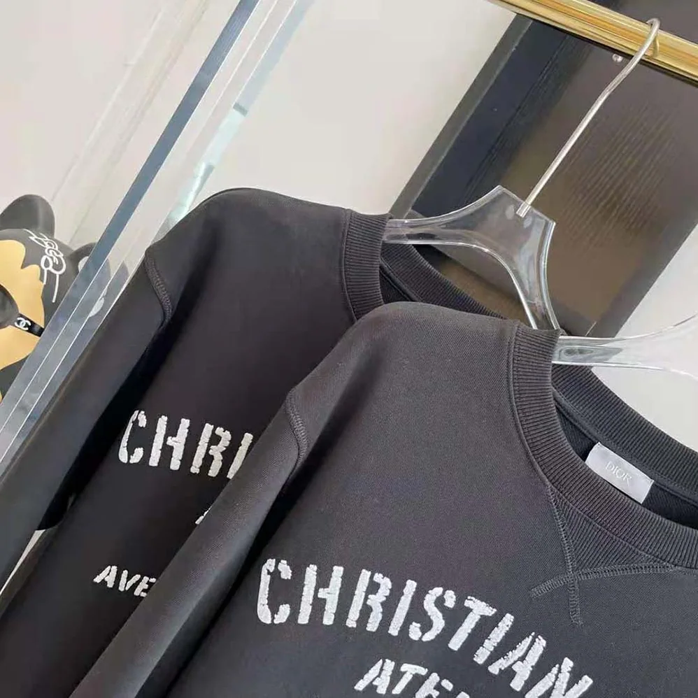 Dior Christian Dior Atelier T for Women in Shirt Black Cotton Jersey