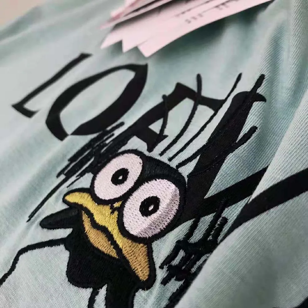 Loewe Yu-Bird T-shirt in Cotton for Men in Lime Loewe Yu-Bird T-shirt in Cotton for Men in Lime