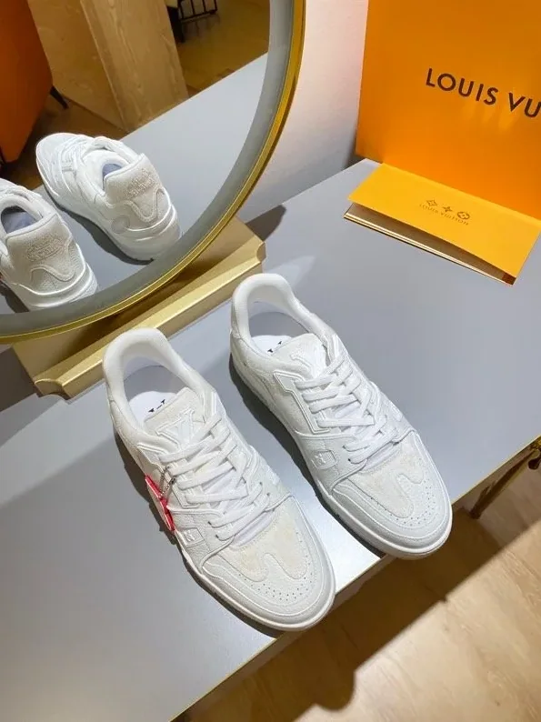 Louis Vuitton Trainer Sneaker White Virgil Abloh Louis Vuitton Trainer Sneaker White Virgil Abloh