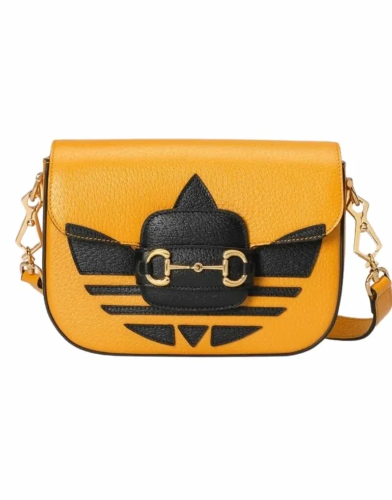 Gucci x Adidas Horsebit 1955 Mini Bag Yellow