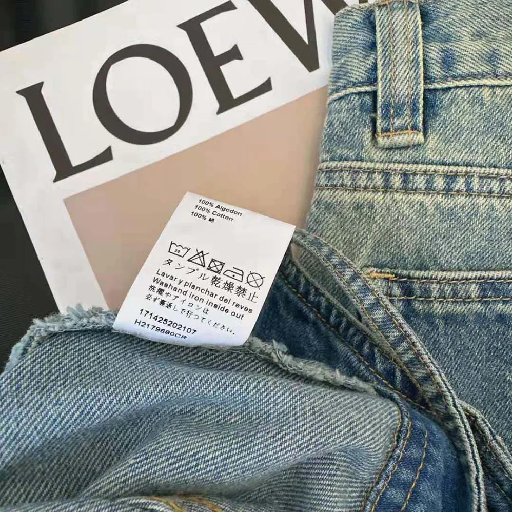 Loewe Fish Strappy Dress in Denim for Women