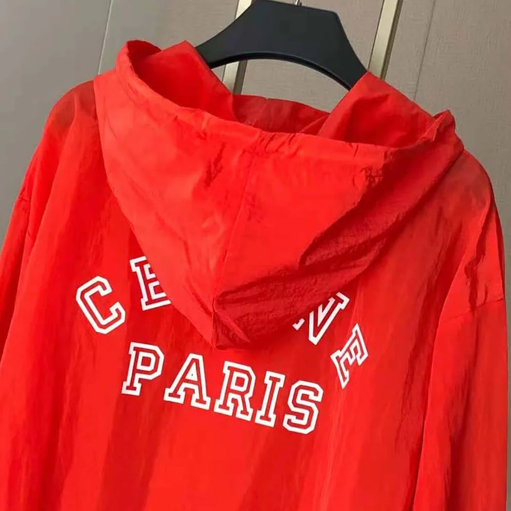 Celine Windbreaker in Lightweight Nylon for Women