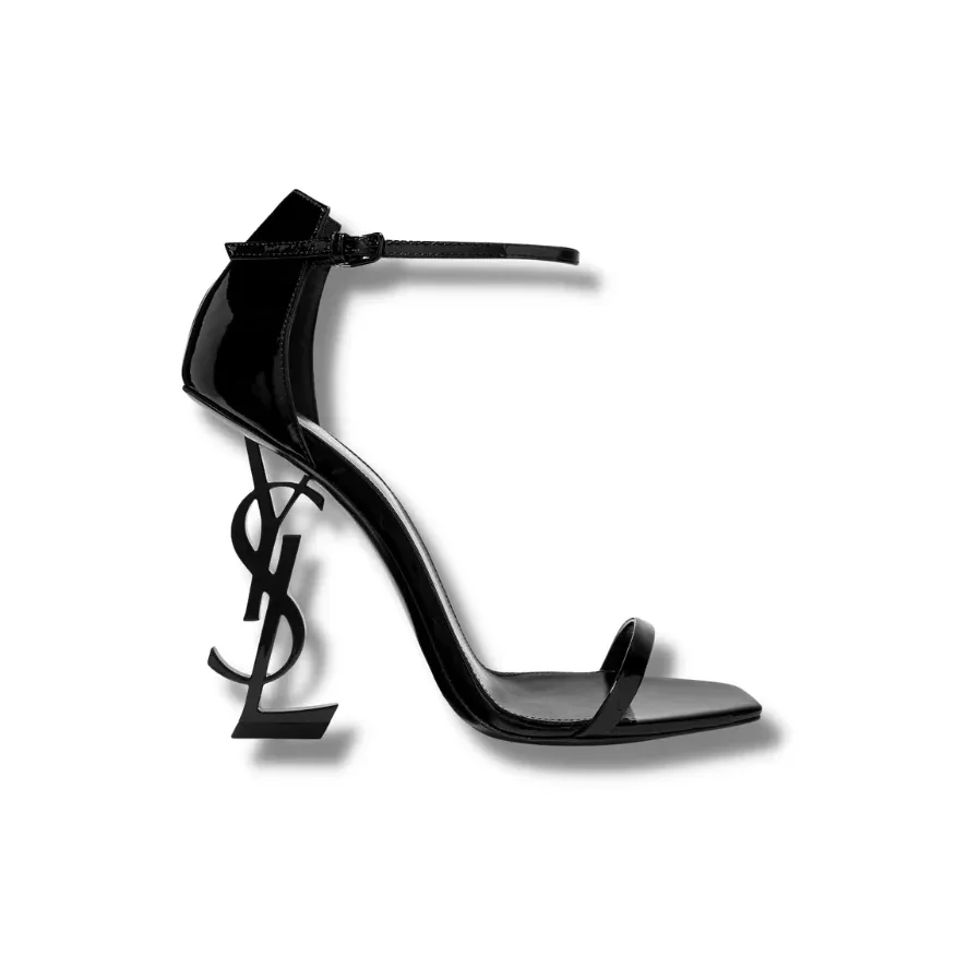 Opyum Sandals In Patent Black /