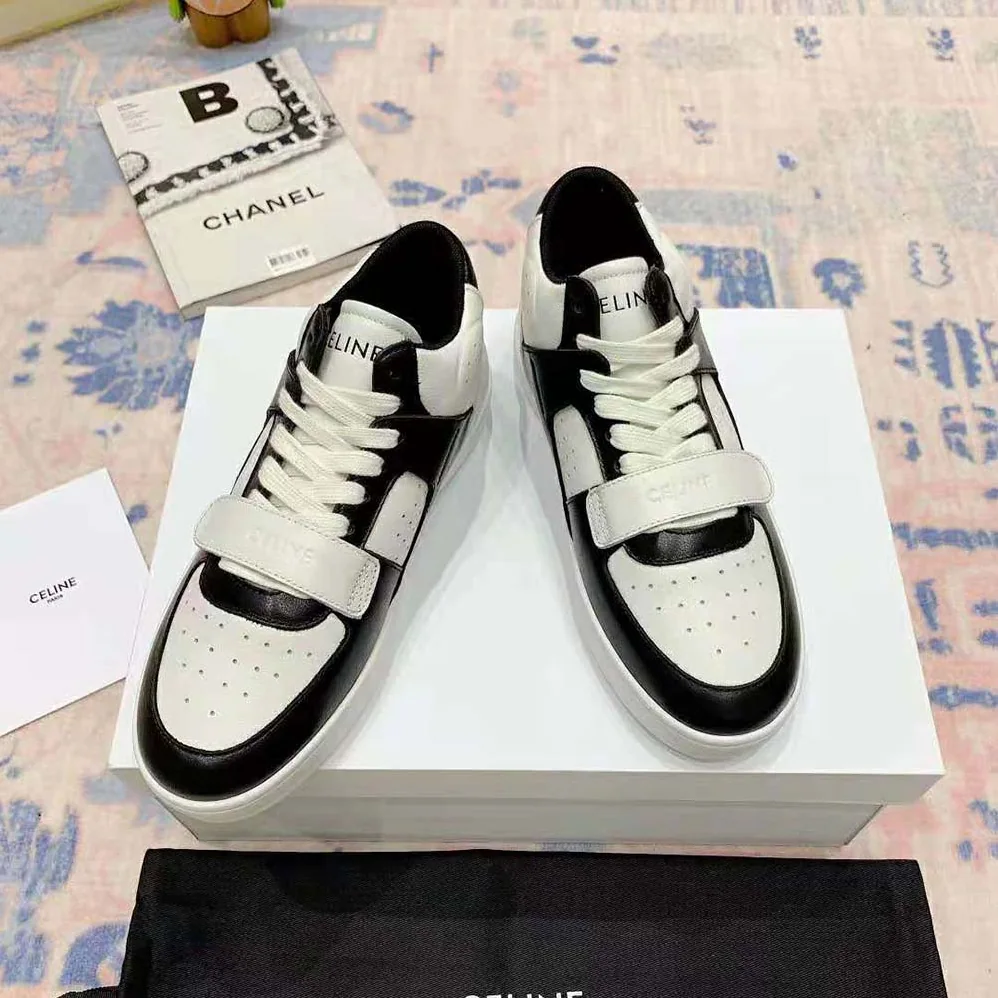 Celine CT-02 Mid Sneaker with Scratch in Calfskin for Men