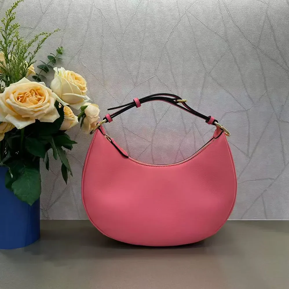 Fendi Fendigraphy Small Pink Leather Bag for Women