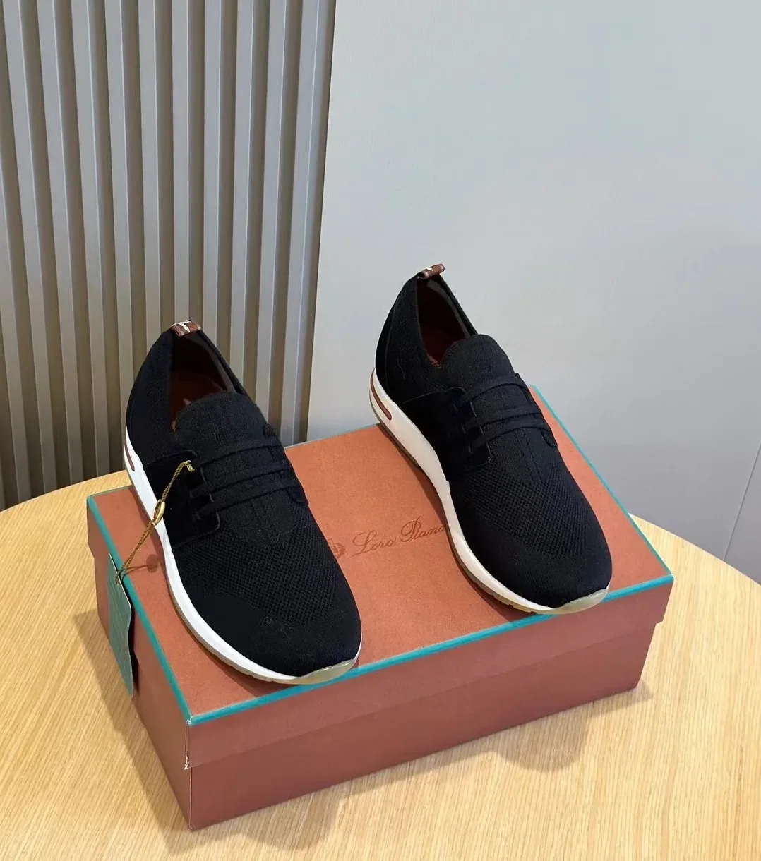 Loro Piana 360 Lp Flexy Walk Sneaker Black Loro Piana 360 Lp Flexy Walk Sneaker Black