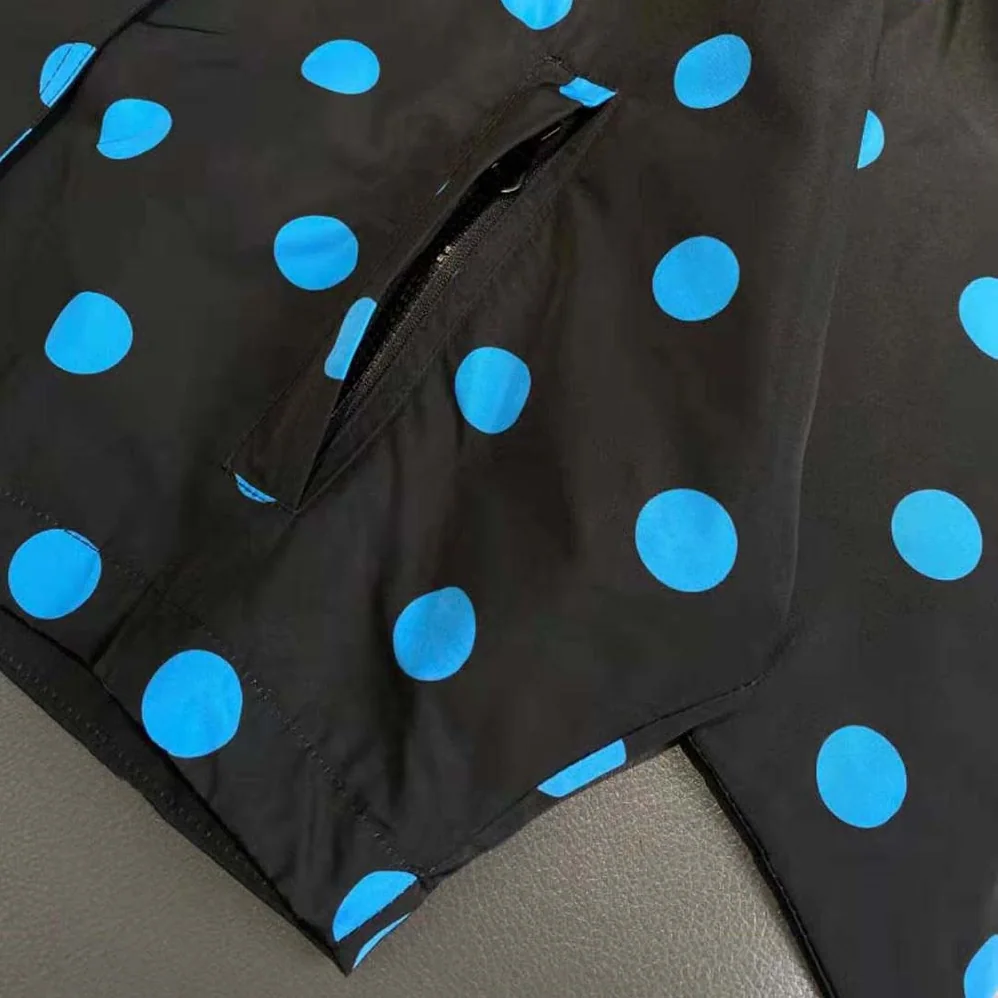 Burberry Polka Dot Nylon Jacquard Funnel Neck Jacket for Women Burberry Polka Dot Nylon Jacquard Funnel Neck Jacket for Women