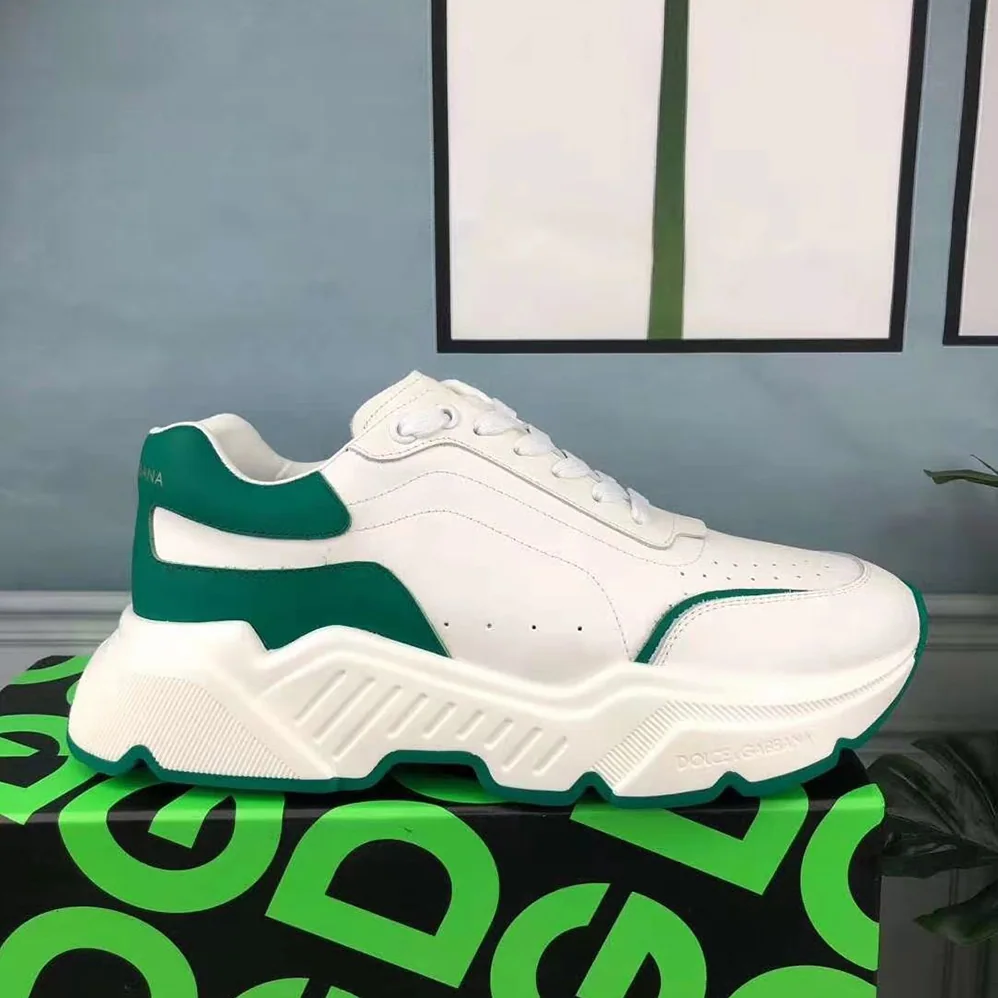 Dolce Gabbana D&G Daymaster Sneakers in Nappa Calfskin for Men in Green Dolce Gabbana D&G Daymaster Sneakers in Nappa Calfskin for Men in Green