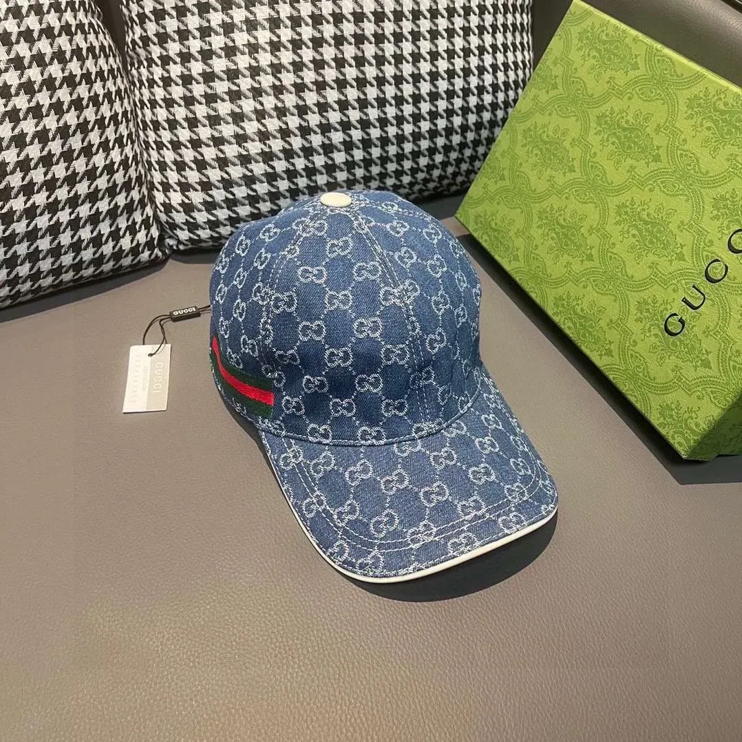 Gucci Baseball Hat Blue Gucci Baseball Hat Blue