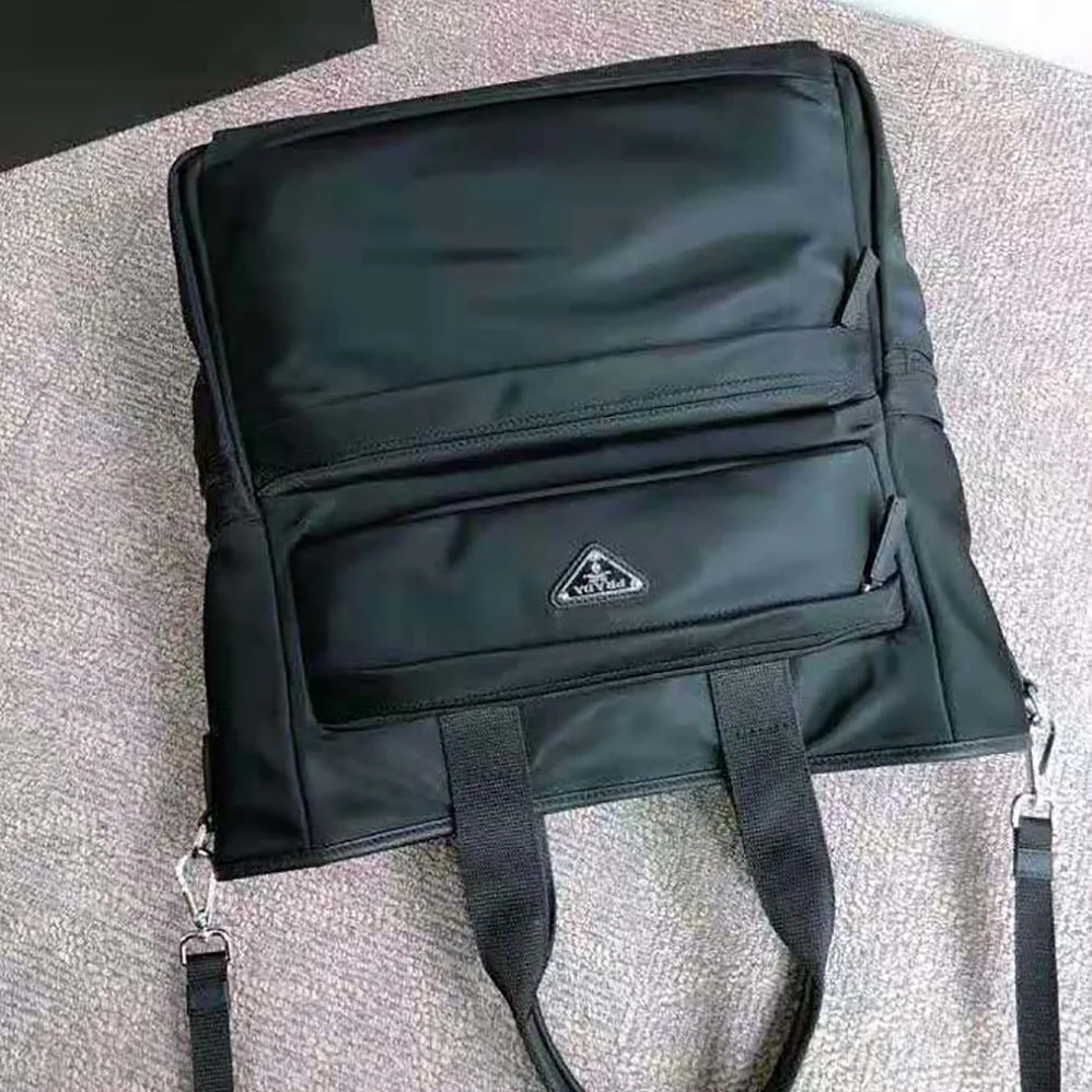 Prada Nylon Tote Bag for Men in Black Prada Nylon Tote Bag for Men in Black