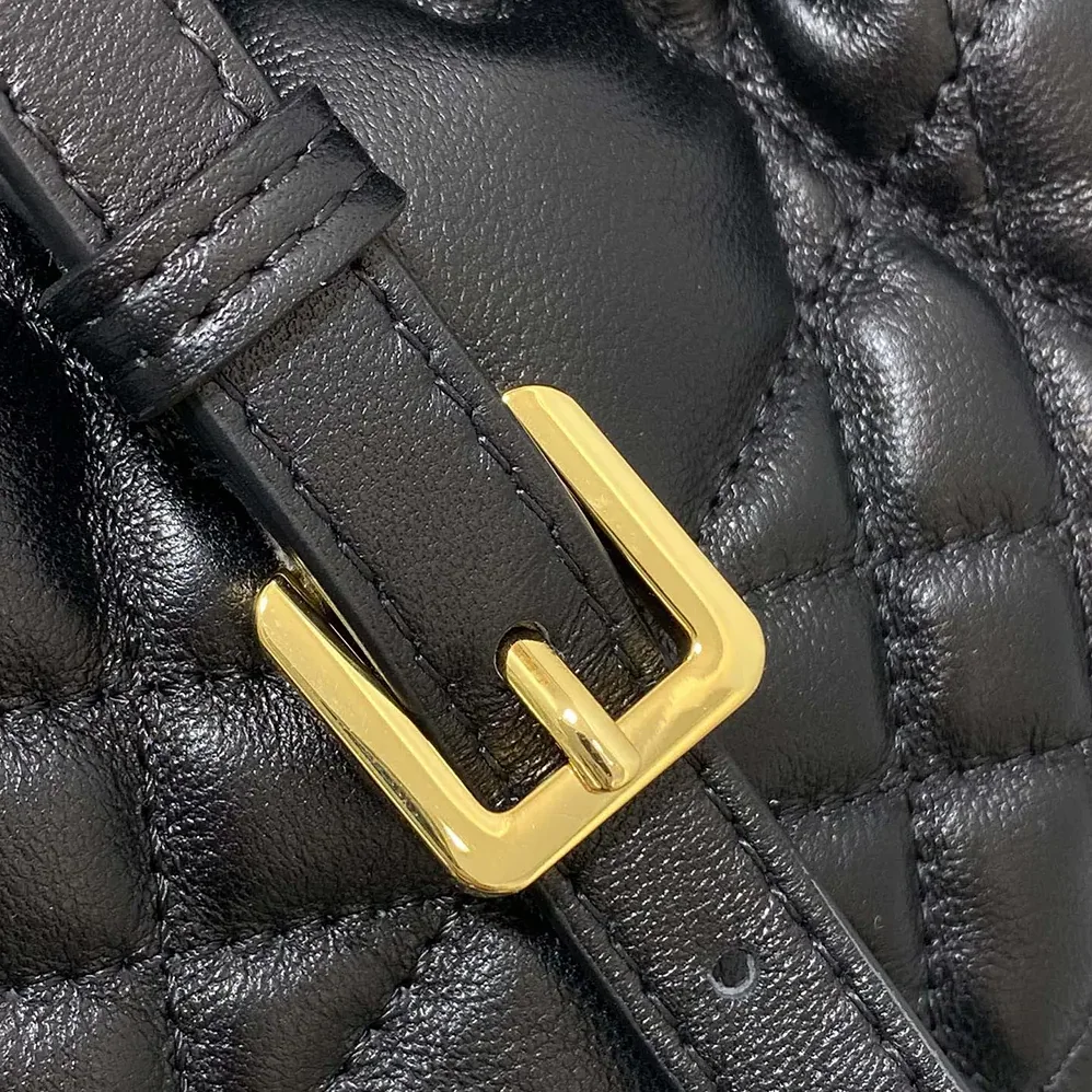 Dior Miss Caro Mini Bucket Bag with Drawstring Black Macrocannage Lambskin for Women Dior Miss Caro Mini Bucket Bag with Drawstring Black Macrocannage Lambskin for Women