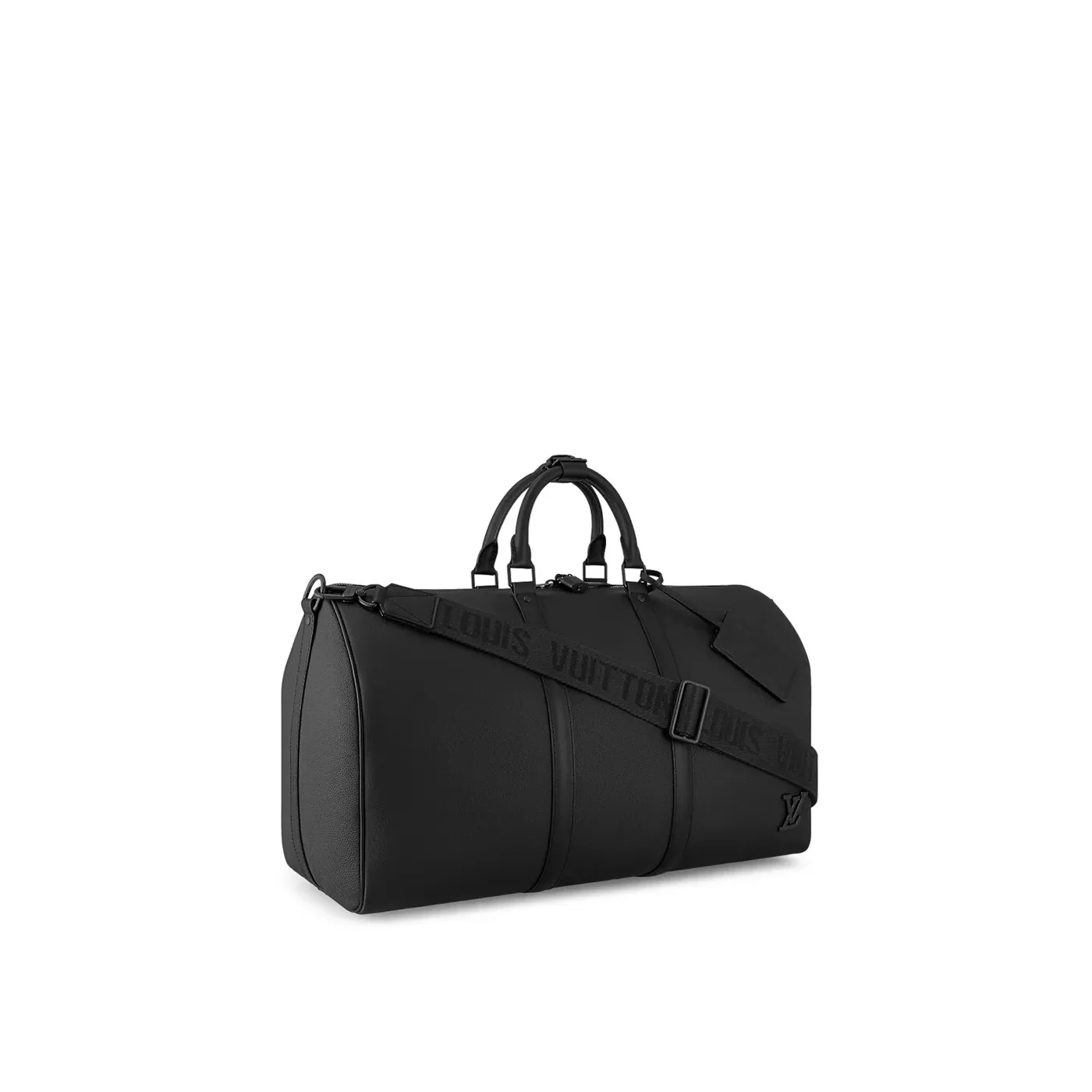 Louis Vuitton Keepall Bandouliere 50 Crossbody Bag in Black Palladium Hardware Louis Vuitton Keepall Bandouliere 50 Crossbody Bag in Black Palladium Hardware