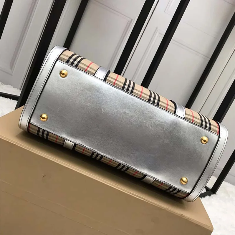 Burberry The Small 1983 Check Link Tote Bag for Unisex