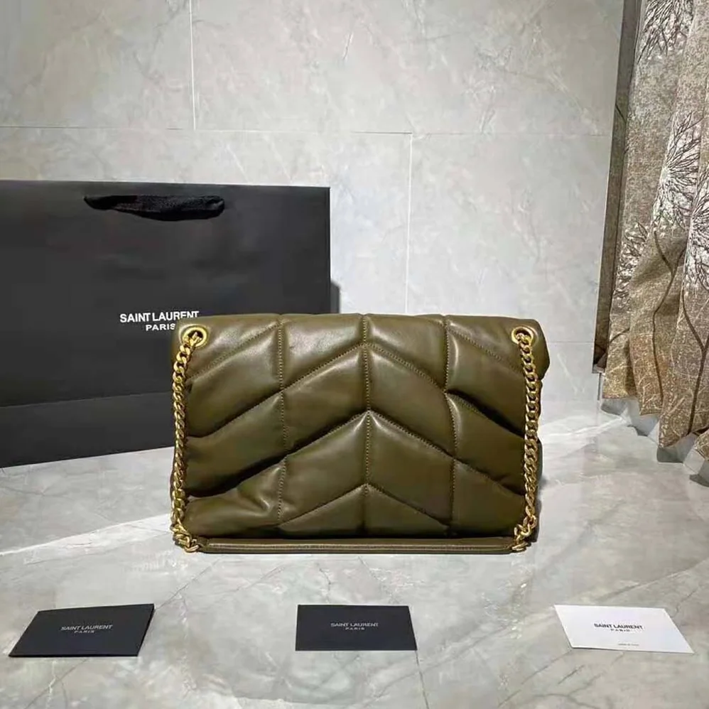 Saint Laurent YSL Puffer Medium Bag in Quilted Lambskin for Women