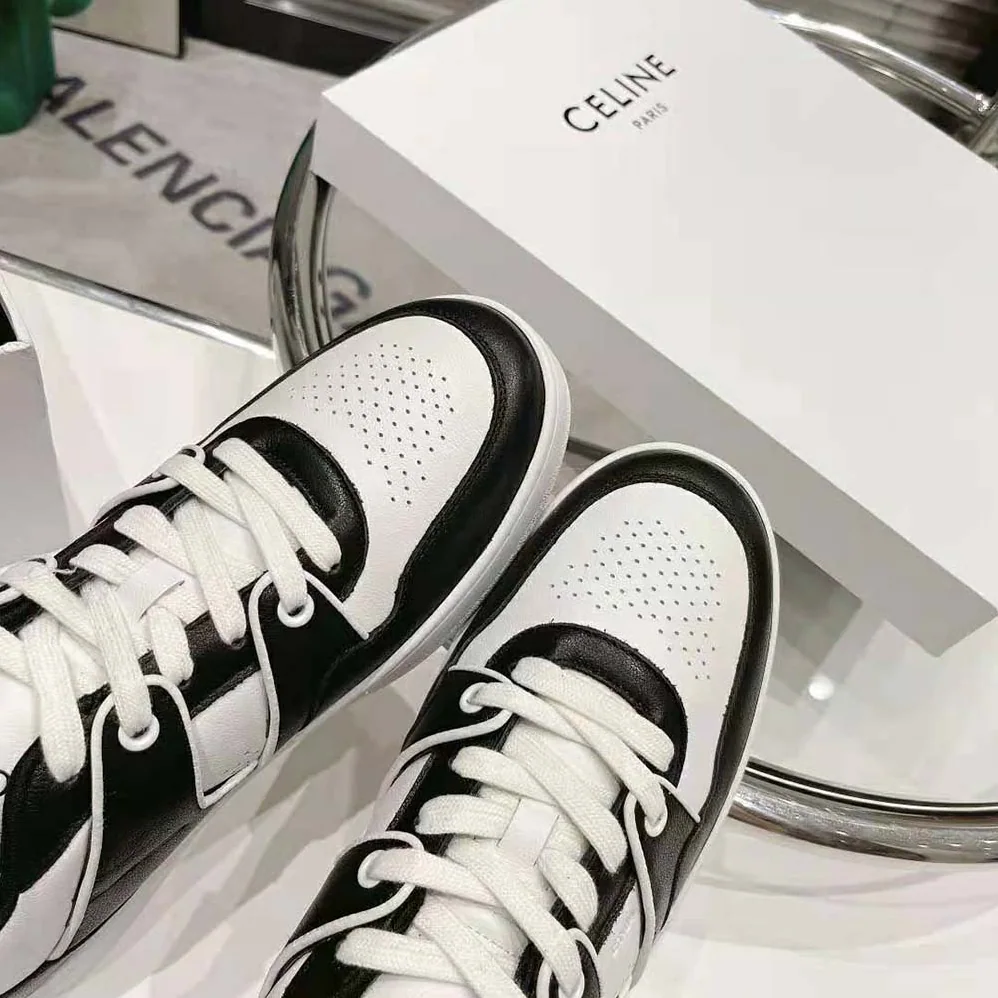 Celine CT-04 Celine Trainer Low Lace-up Sneaker in Calfskin for Men in Black Celine CT-04 Celine Trainer Low Lace-up Sneaker in Calfskin for Men in Black