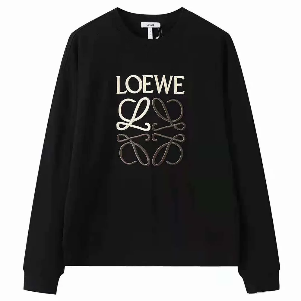 Loewe Anagram Sweatshirt in Cotton for Women in Black