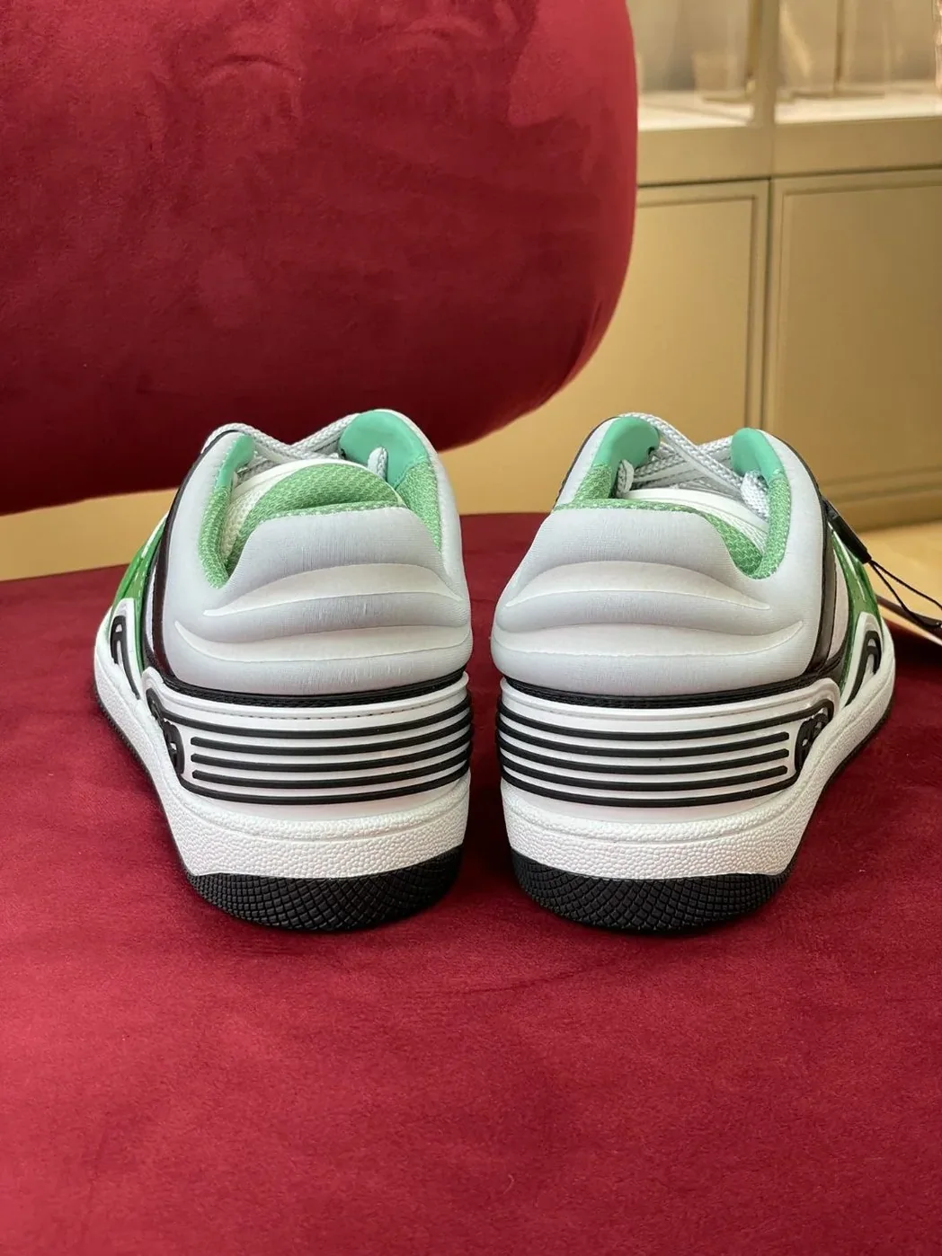 Gucci Sneaker Gucci Basket Donna Green Demetra for Women Gucci Sneaker Gucci Basket Donna Green Demetra for Women