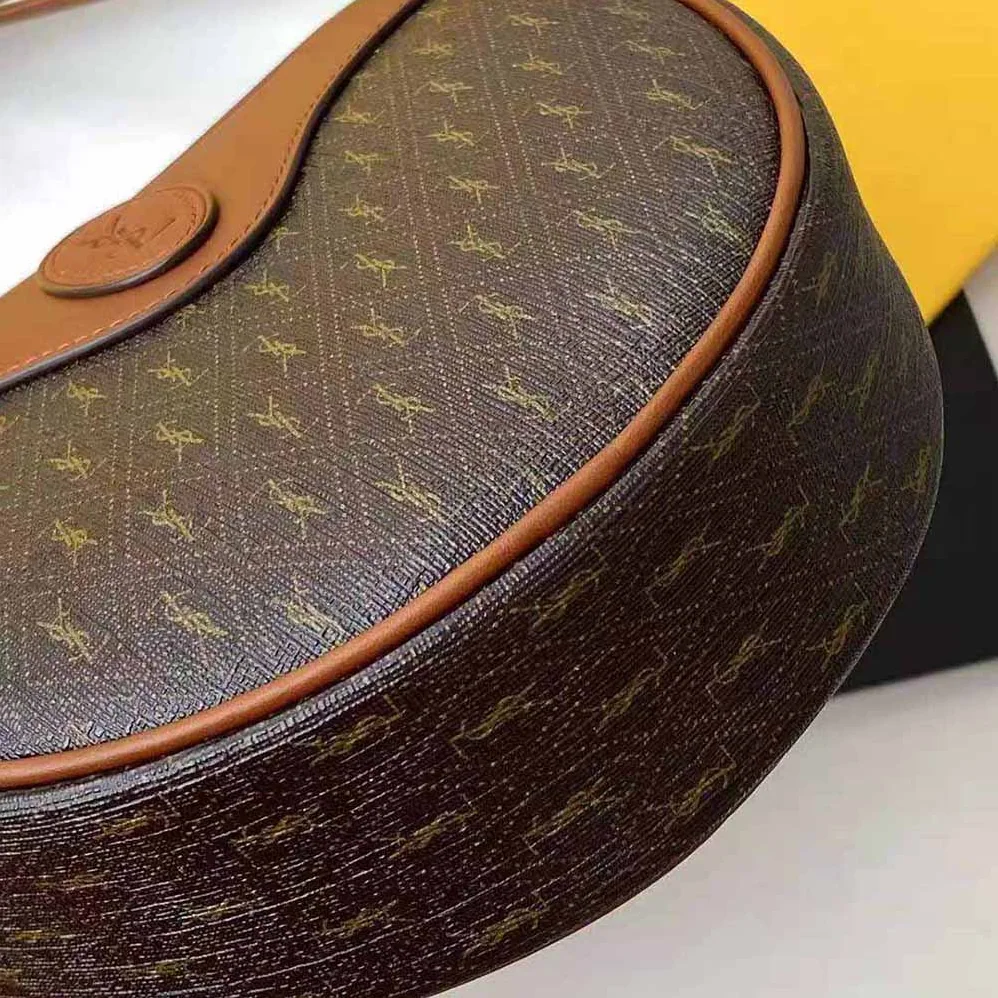 Saint Laurent YSL Le Monogramme Coeur Bag in Canvas and Smooth Leather for Women