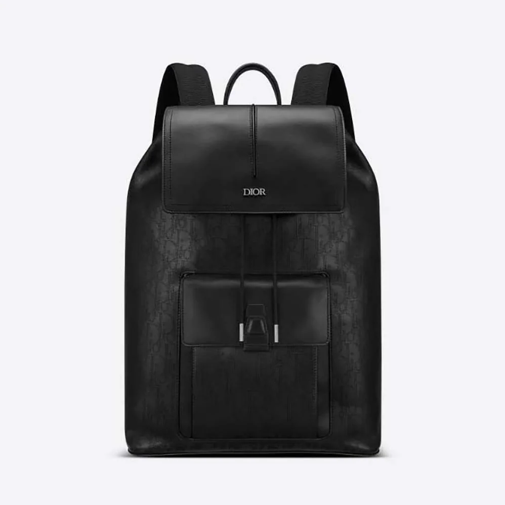 Dior Motion Backpack Black Dior Oblique Galaxy Leather and Smooth Calfskin for Men Dior Motion Backpack Black Dior Oblique Galaxy Leather and Smooth Calfskin for Men