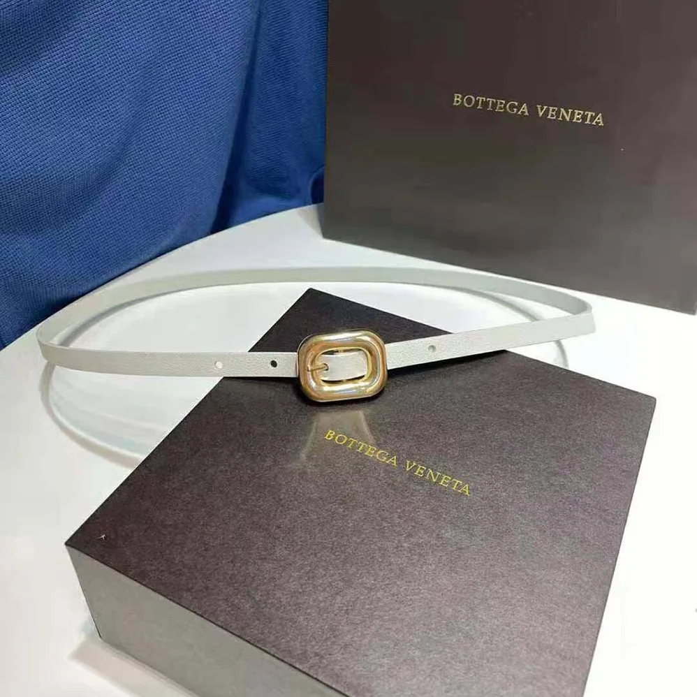 Bottega Veneta Chain Link Belt for Women in White