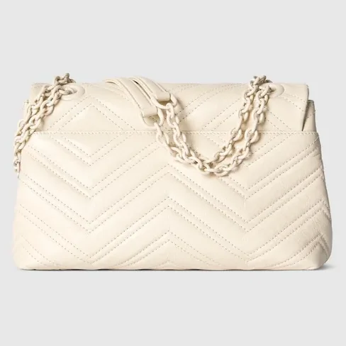 Gucci Marmont Small Shoulder Bag in Ivory Light White Hardware Gucci Marmont Small Shoulder Bag in Ivory Light White Hardware