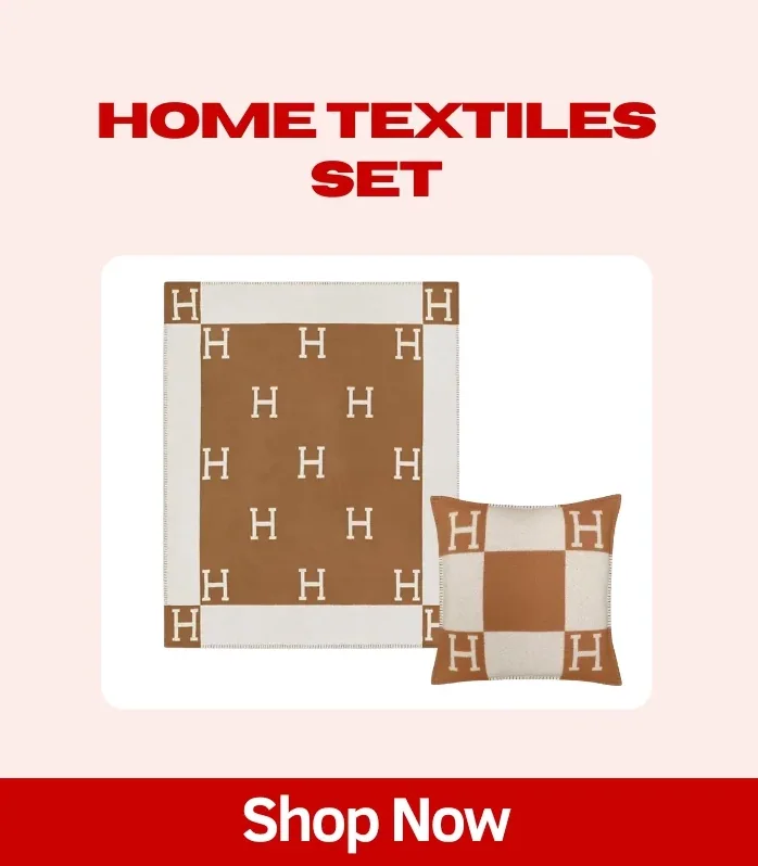 Bedding Set Hermes: Avalon Throw Blanket + Avalon Pillow