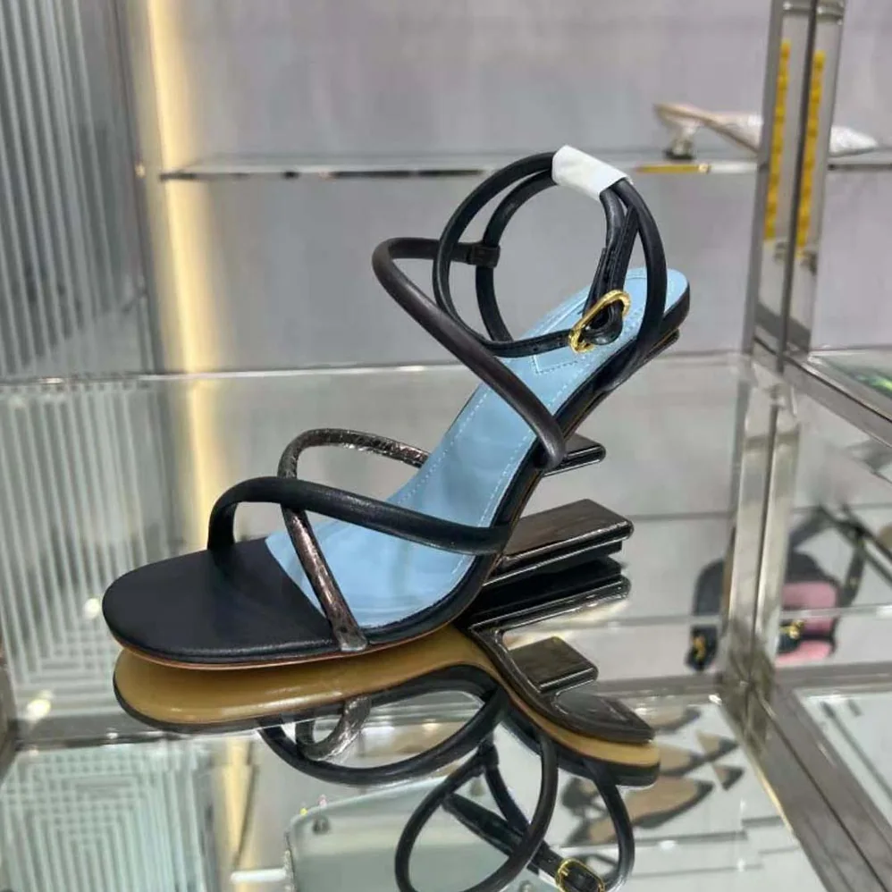 Fendi First Brown Nappa Leather High for Women in Heeled Sandals Fendi First Brown Nappa Leather High for Women in Heeled Sandals